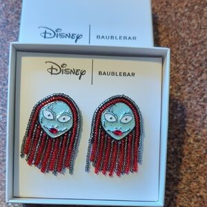 Disney BaubleBar Red and Silver Sally Earrings